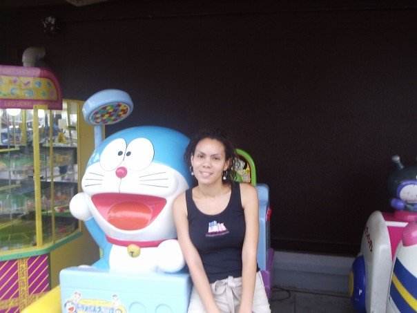 Brown-8 Rachel Brown with Doraemon