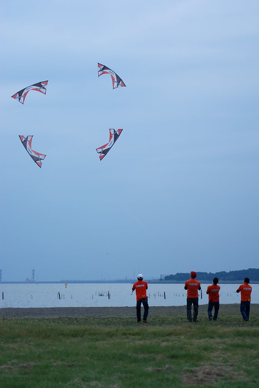 Kite flying, Japan.