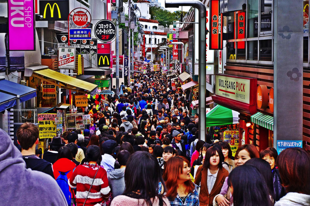 Harajuku, a famous place in Tokyo for those who love fashion