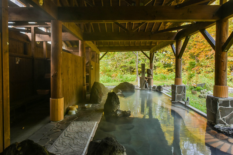 Outdoor Onsen in Ryokan