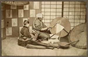 Making umbrellas, 1860-1910