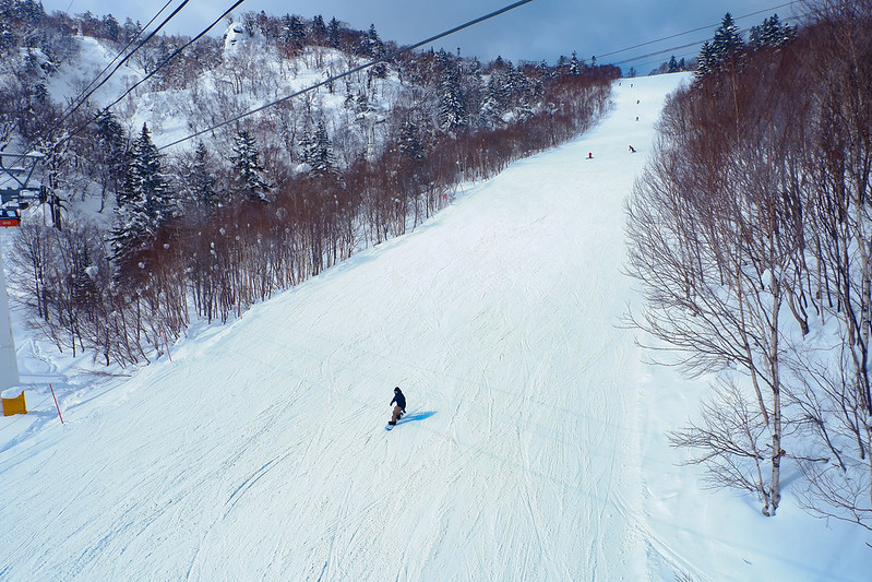 Ski slopes in Sapporo, Hokkaido