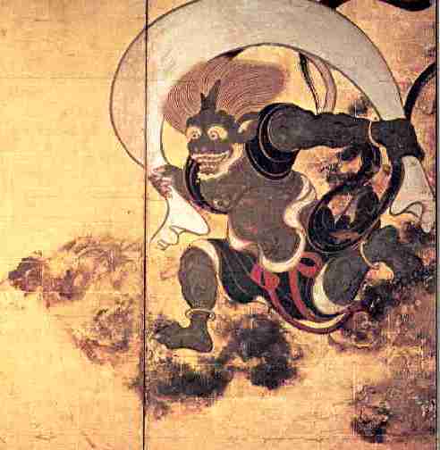 Depiction of Fūjin, the god of wind