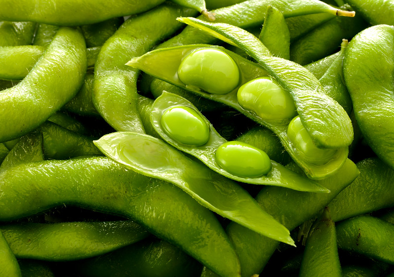 Japanese green soybeans