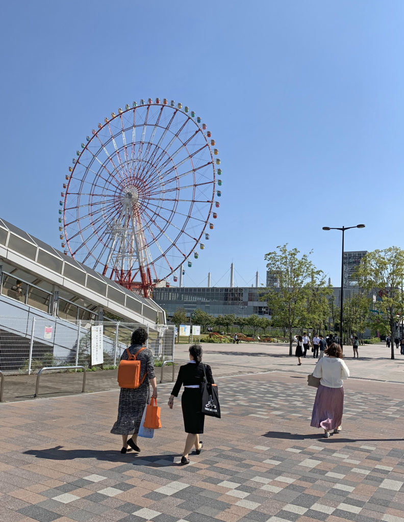 Odaiba and its Ferris wheel.
