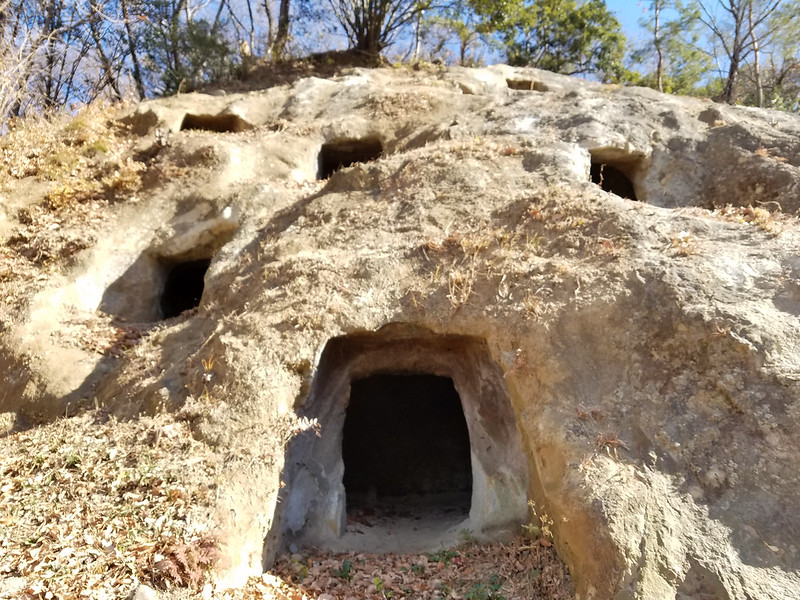 Close-up of Yoshimi Hundred Caves